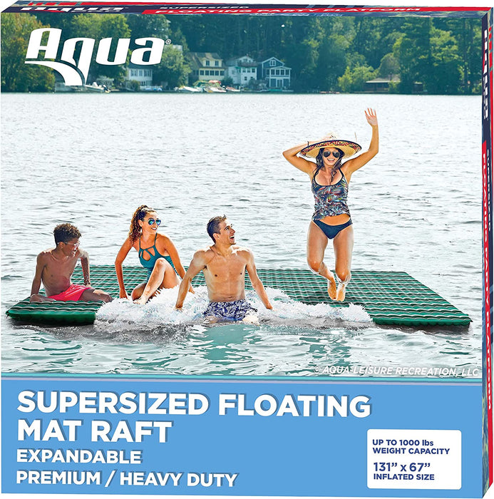 Aqua Supersized Floating Water Mat-Heavy Platform , 1 pc