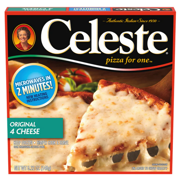 Celeste Original 4-Cheese Pizza , 5.22 oz