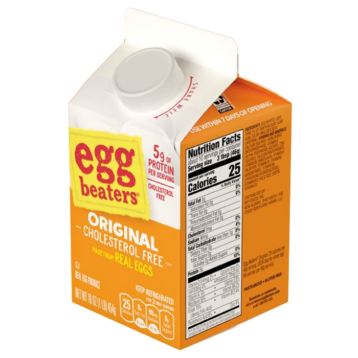 Egg Beaters Original Cholesterol Free, Made From Real Eggs , 16 oz