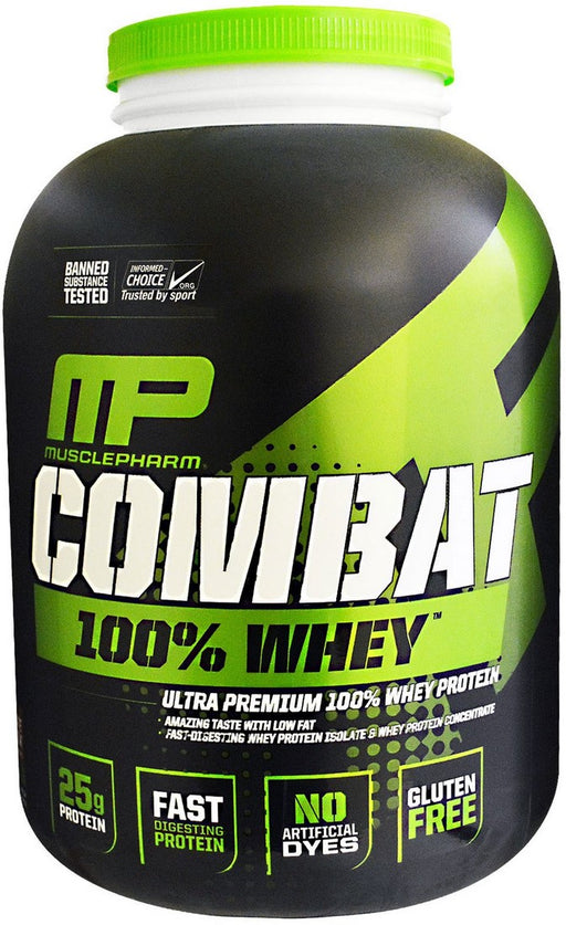 MP MusclePharm Combat Ultra Premium 100% Whey Protein Powder, Cookies and Cream, 5 lbs