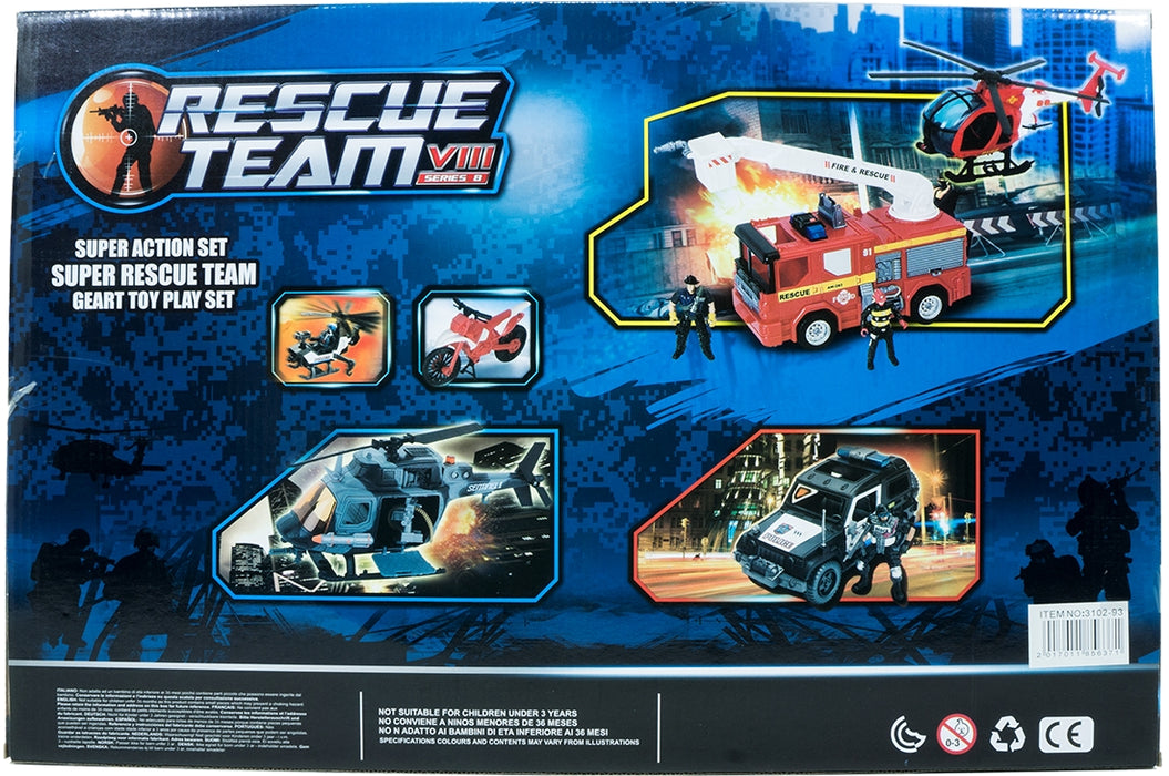 Big Rhino Rescue Team Fire Control Set, 