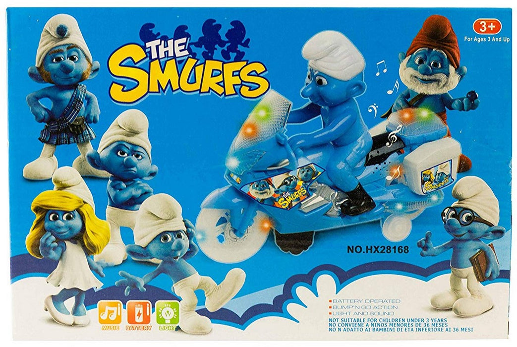 The Smurfs Motorcycle Action Figure, 10.2 x 27.9 x 20.3 cm