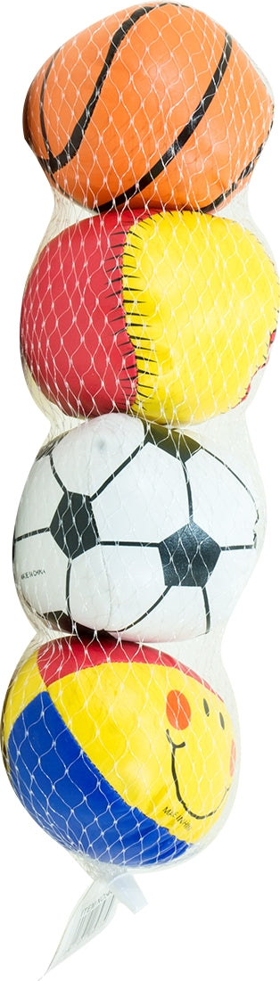 Sport Toys Soft Balls, 4 pc