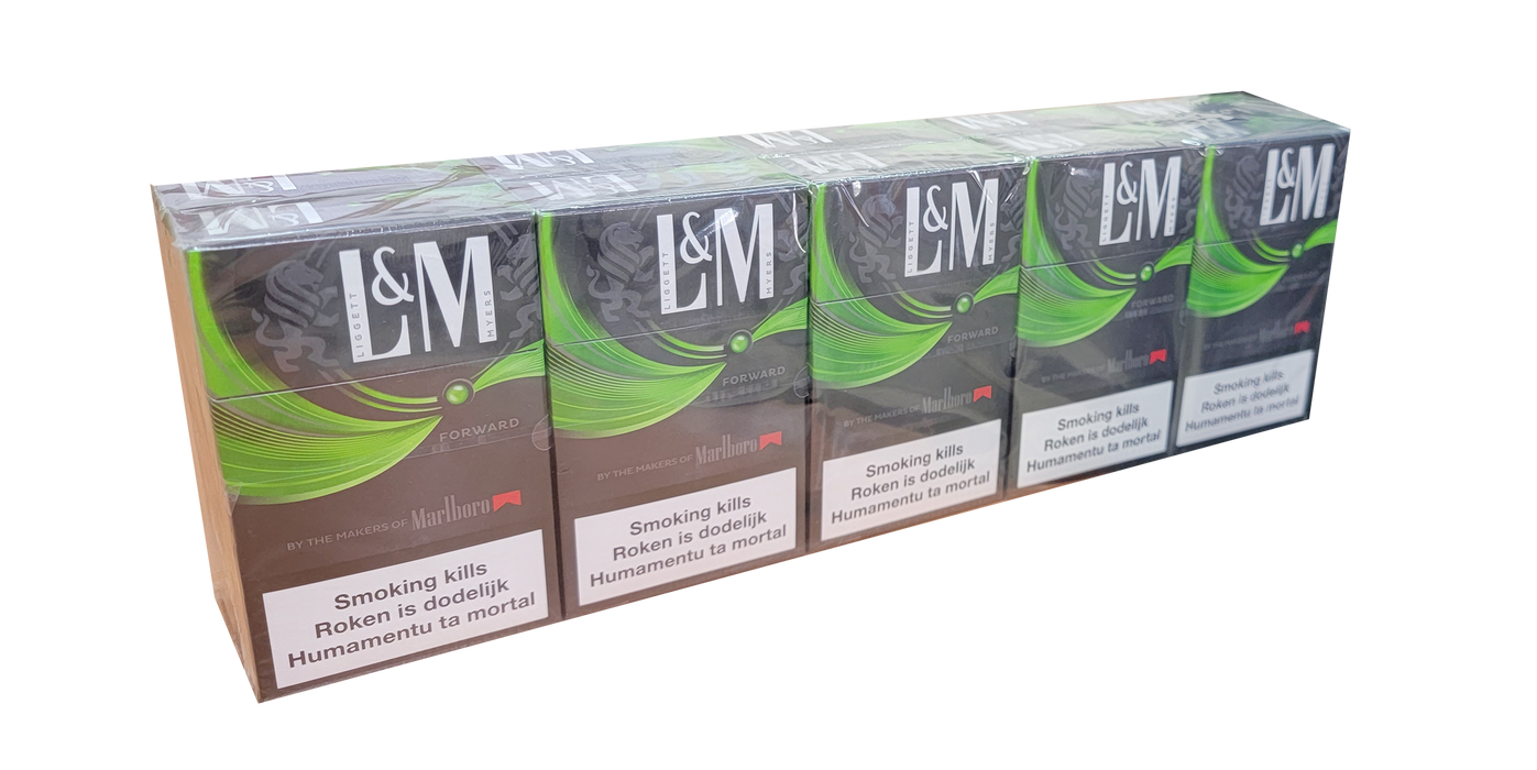 L&M Cigarettes, Forward Menthol, 10-pack (slof)