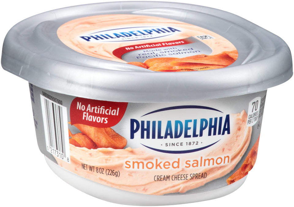 Philadelphia Smoked Salmon Cream Cheese,  8 oz