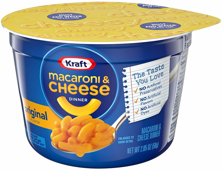 Kraft Easy Mac Macaroni & Cheese Dinner, 2.05 oz