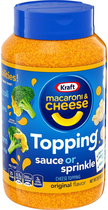 Kraft Macaroni & Cheese Topping, 20.7 oz