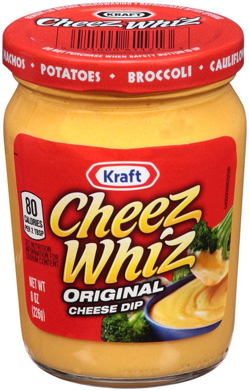 Kraft Cheez Whiz Original Cheese Dip, 8oz