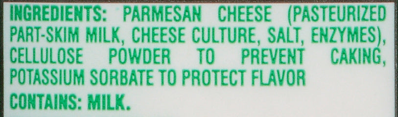 Kraft Parmesan Cheese, 100% Grated, 8 oz