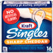 Kraft Singles Sharp, Cheddar Slices, 16 ct