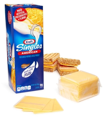 Kraft Singles American Cheese Slices, 4 lbs