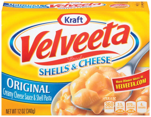 Kraft Velveeta Shells & Cheese Dinner, Original, 340 gr
