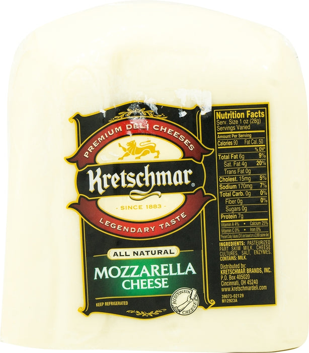 Kretschmar Mozarella Cheese, 1 kg