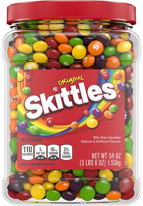 Skittles Original Candy, 1,53 kg