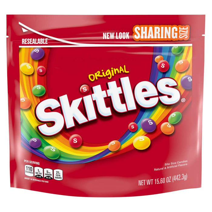 Skittles Original Candy, Sharing Size Bag , 15.6 oz