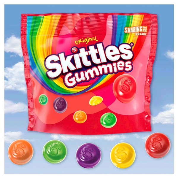 Skittles Original Gummy Candy, Sharing Size Bag , 12 oz