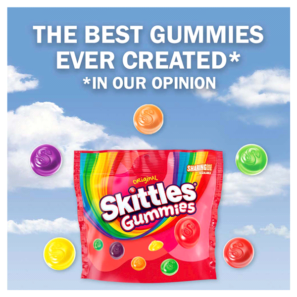 Skittles Original Gummy Candy, Sharing Size Bag , 12 oz