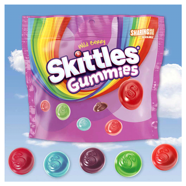 Skittles Wild Berry Candy, Sharing Size Bag , 12 oz