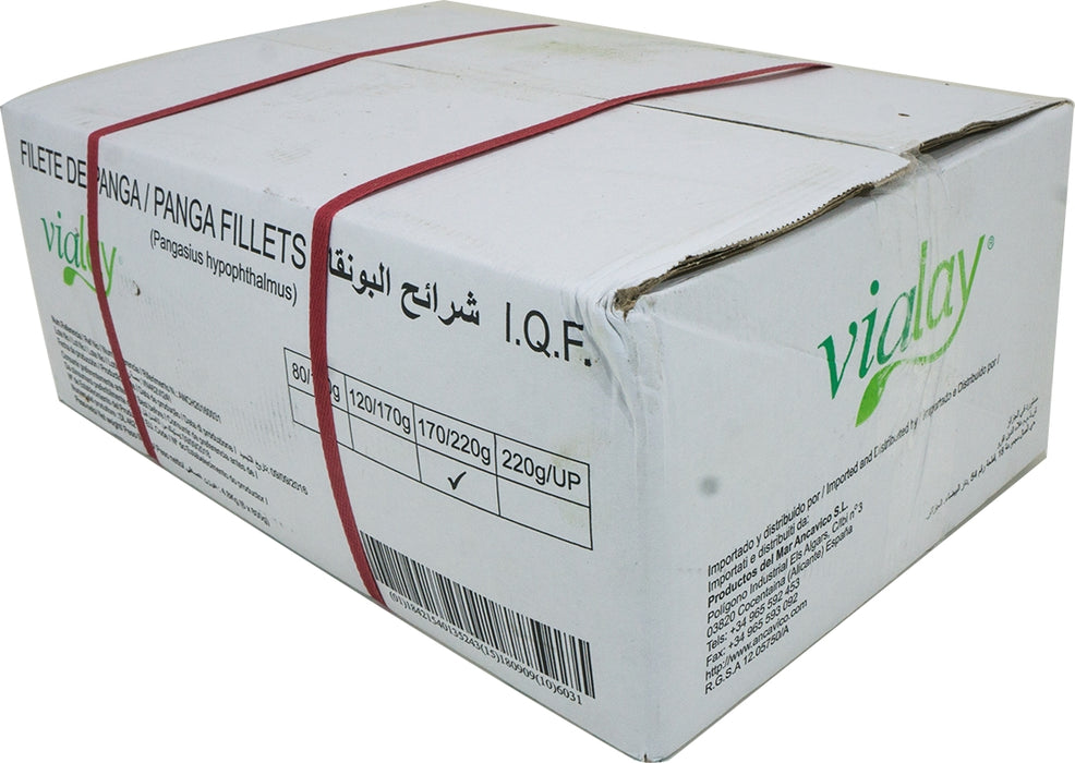 Vialay Pangasius Fillet 170 - 220 gr, 6 x 1 kg