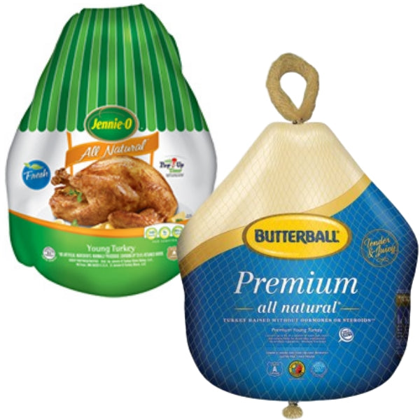 Whole Turkey (Available in brands: Butterball or Jennie-O), ca. 9 kg