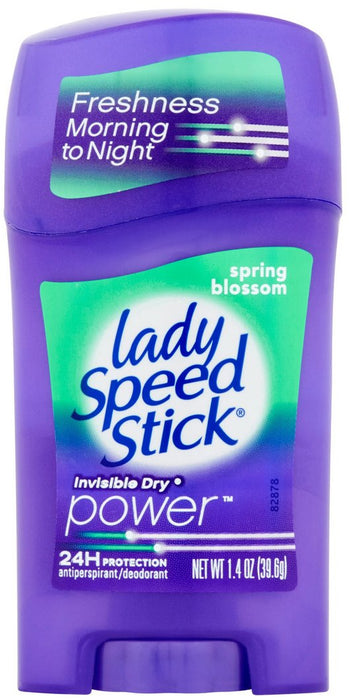 Mennen Lady Speed Stick Spring Blossom Invisible Dry Power Antiperspirant Deodorant, 1.4 oz