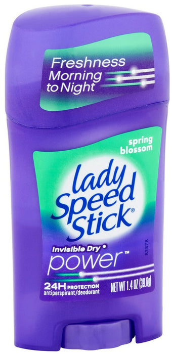 Mennen Lady Speed Stick Spring Blossom Invisible Dry Power Antiperspirant Deodorant, 1.4 oz