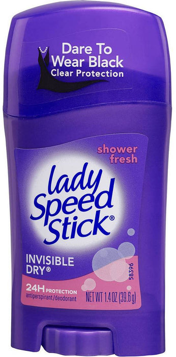 Mennen Lady Speed Stick Shower Fresh Invisible Dry Anti-Perspirant Deodorant, 1.4 oz