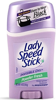 Mennen Lady Speed Stick Invisible Dry Powder Fresh Anti-Perspirant Deodorant, 1.4 oz