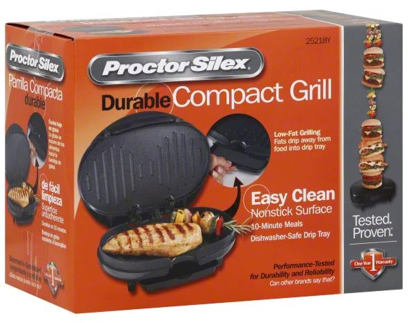 Proctor Silex Durable Compact Grill , 1  pc
