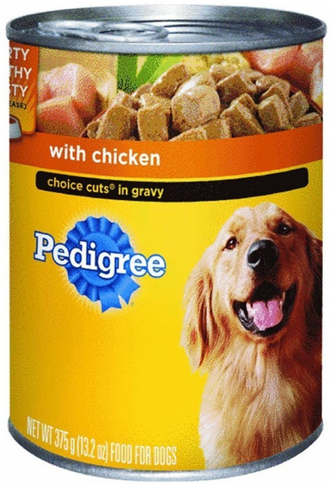 Pedigree Dog Food, Chicken Cuts in Gravy, 13.2 oz