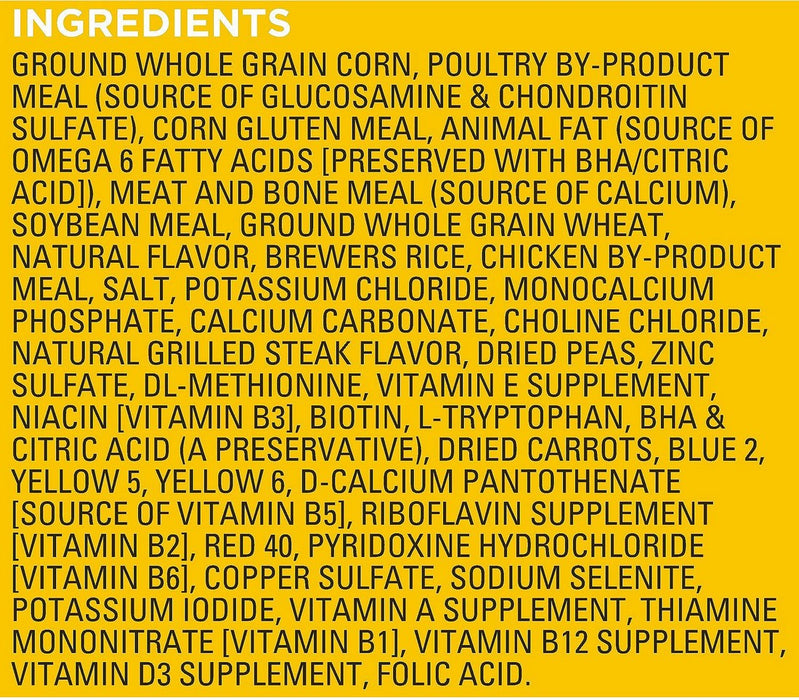 Pedigree Small Dog Targeted Nutirition, Steak and Vegetable Dry Dog Food, 20 lbs