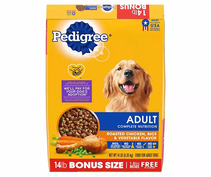 Pedigree, Adult Complete Nutrition, 14 Lb — Goisco.com