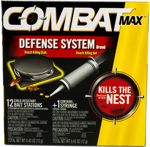 Combat Max Roach Killing Bait & Gel Plus Kit, 13 ct