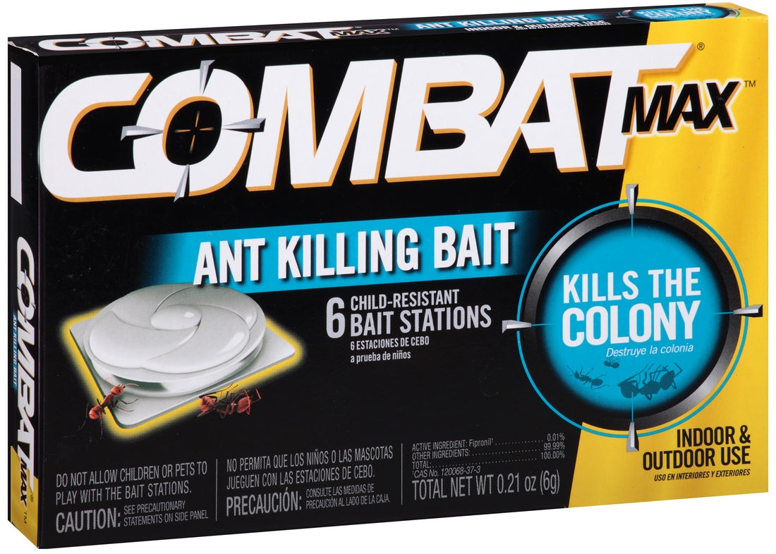 Combat Max Ant Killing Child-Resistant Bait Stations, 6 ct