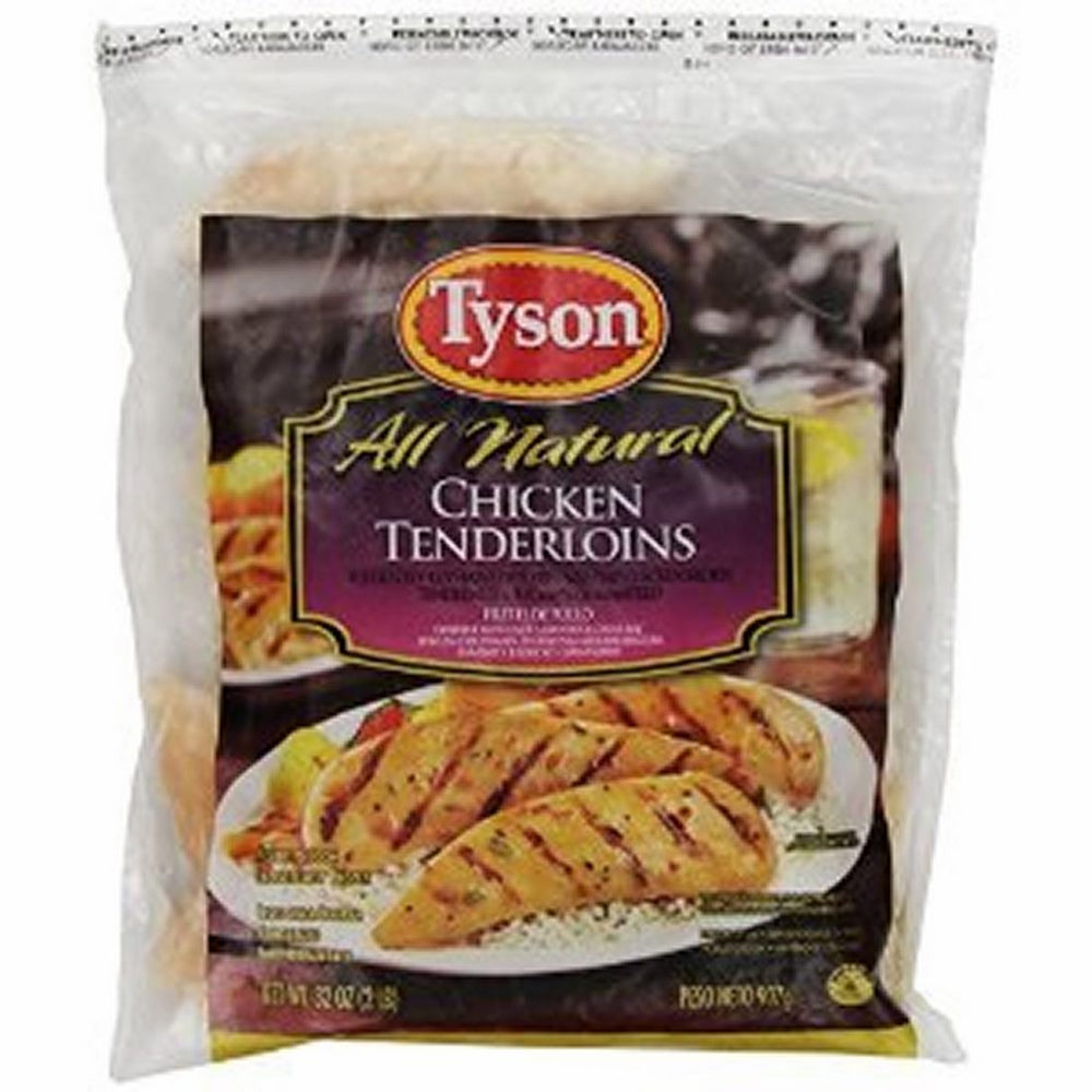 Tyson All Natural Chicken Breast Tenderloins, 4.5 lbs