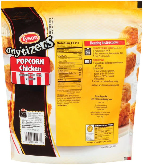 Tyson Popcorn Chicken , 25.5 oz