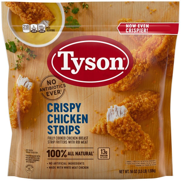 Tyson Crispy Chicken Strips, 56 oz —