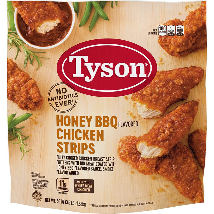 Tyson Honey BBQ Chicken Strips, 3.5 lbs