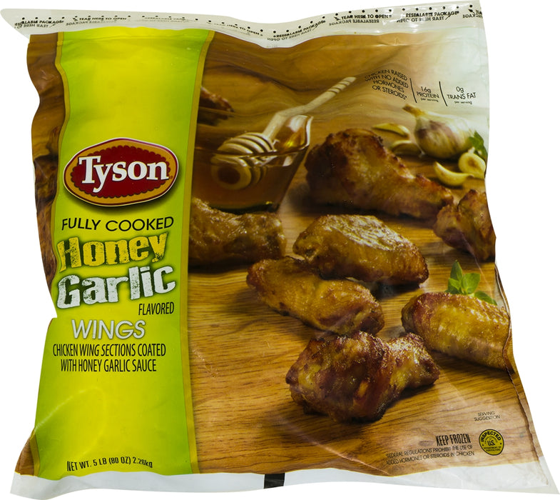 Tyson Honey Garlic Chicken Wings, 5 lbs