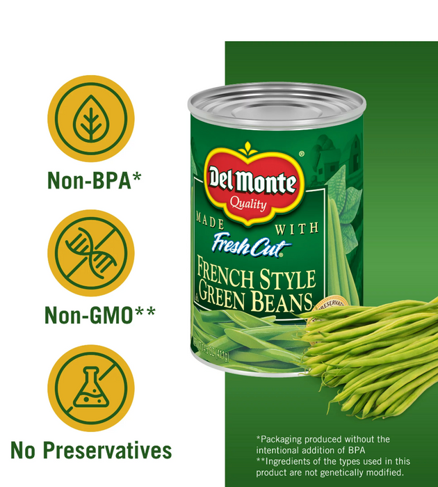 Del Monte French Style Green Beans, 14.5 oz