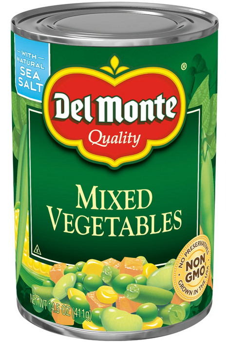 Del Monte Mixed Canned Vegetables , 14.5 oz