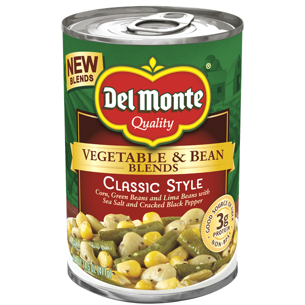 Del Monte Quality Vegetable & Bean Blends Classic Style, 14.5 oz