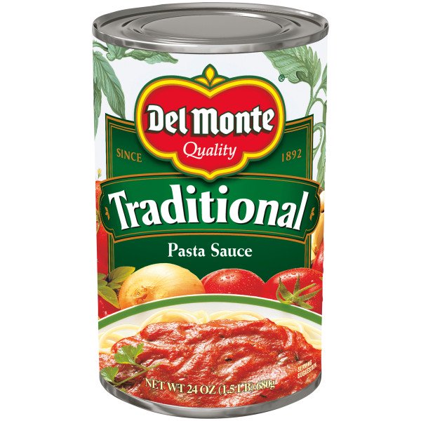 Del Monte Traditional Pasta Sauce , 24 oz