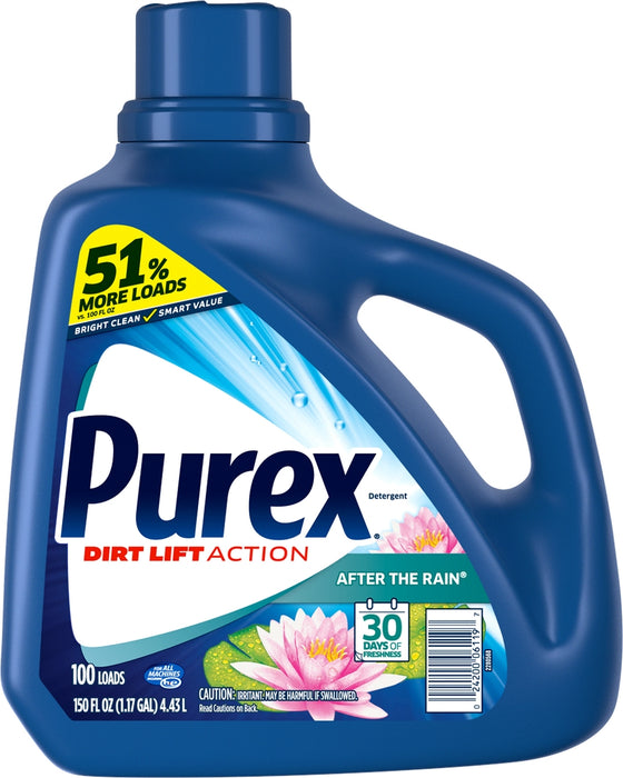 Purex Liquid Laundry Detergent, After The Rain, 150 oz