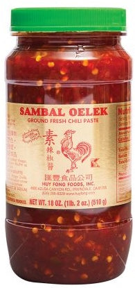 Huy Fong Sambal Oelek Ground Chili Paste, 510 gr