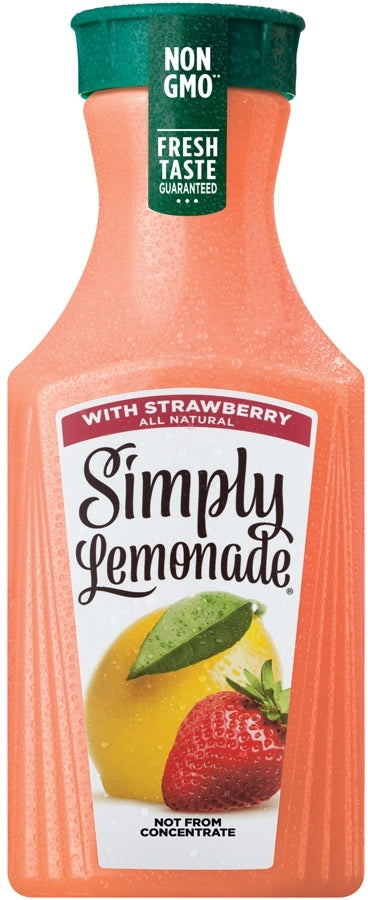 Simply Lemonade Juice Drink with Strawberry, 52 oz