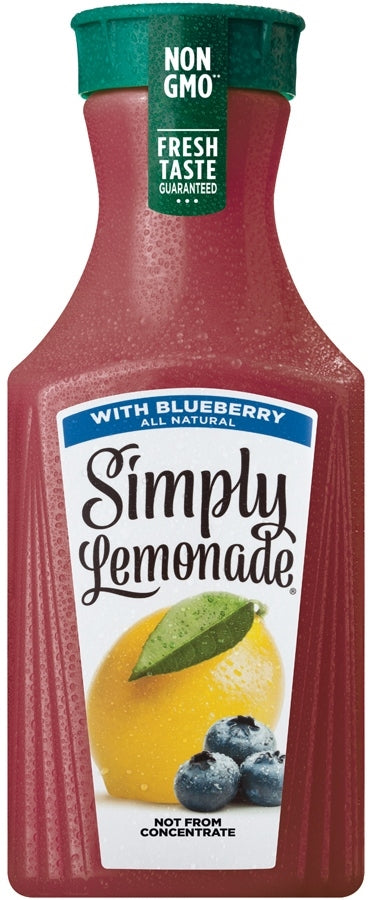 Simply Lemonade Juice Drink with Blueberry, 52 oz —