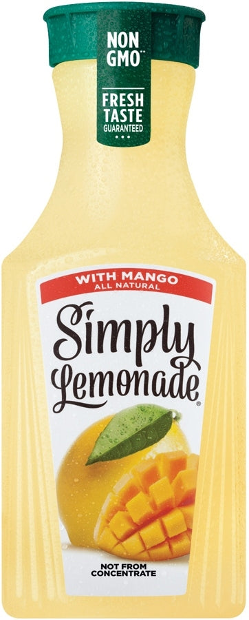 Simply Lemonade Juice Drink with Mango, 52 oz