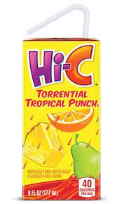 Hi-C Fruit Drink Orange Lavaburst Cartons, 8-Pack , 8 x 6 oz