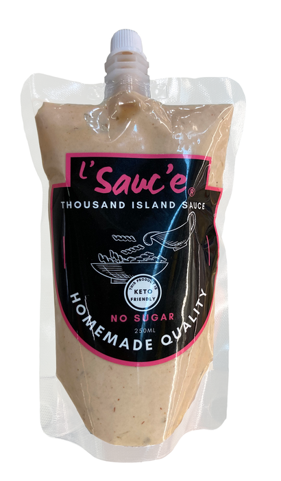 L' Sauc'e Thousand Island No Sugar Sauce, 250 ml